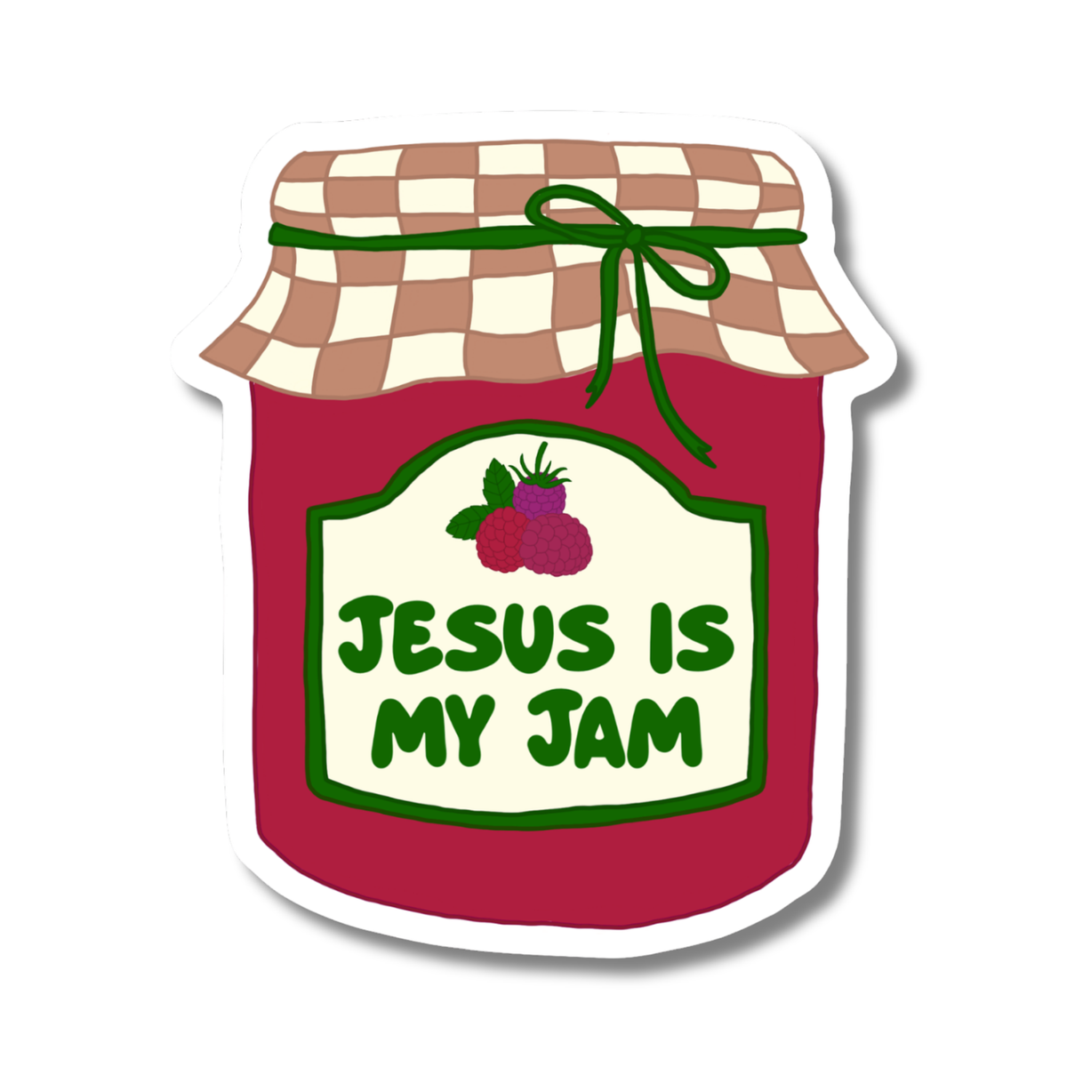 Jesus Is My Jam Sticker