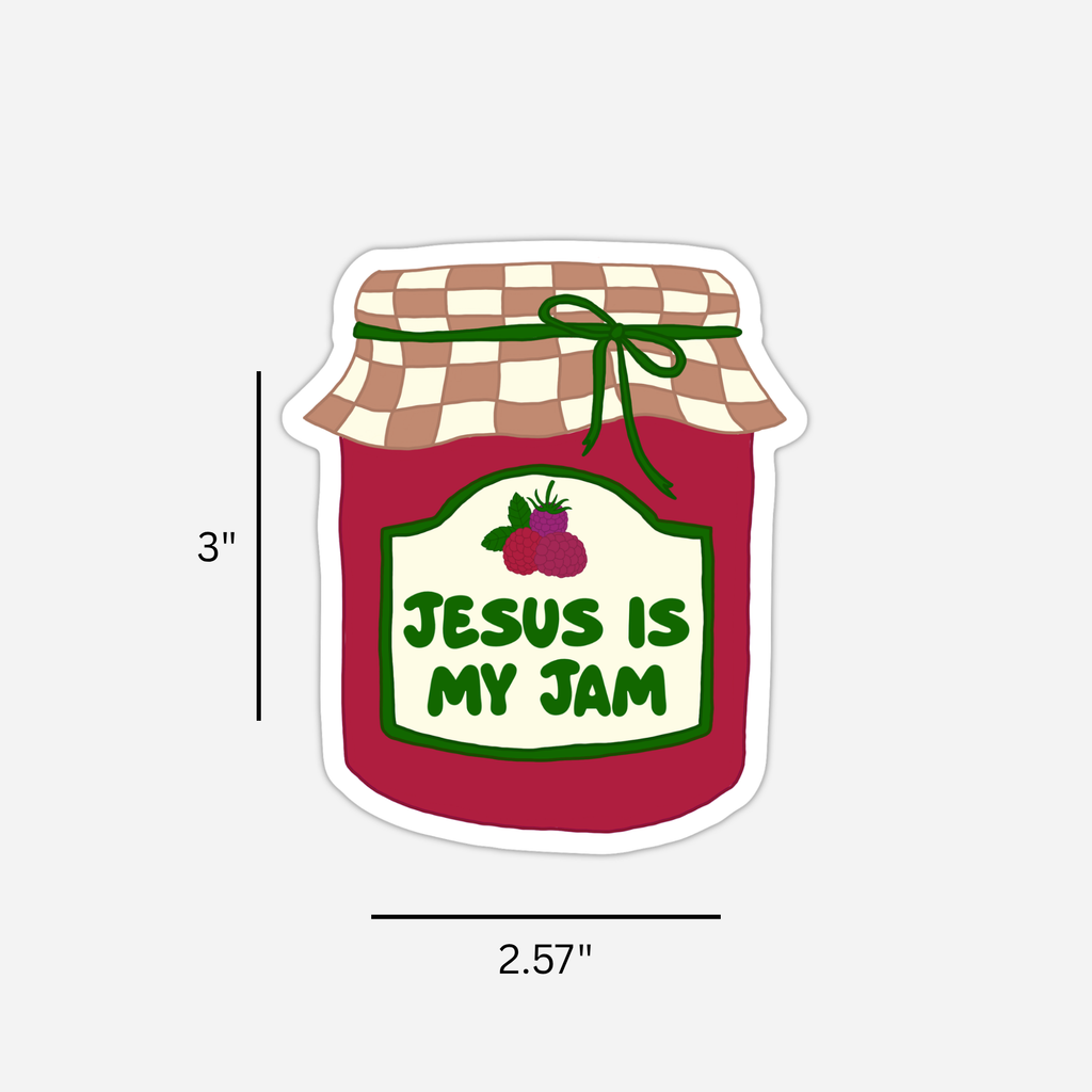 Jesus Is My Jam Sticker