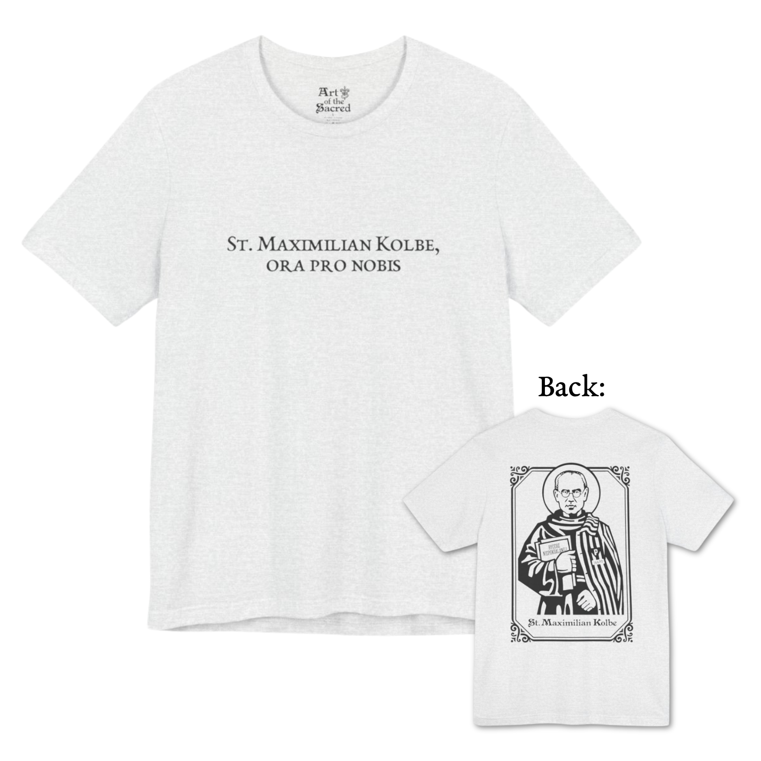 St. Maximilian Kolbe Lightweight Jersey Tee