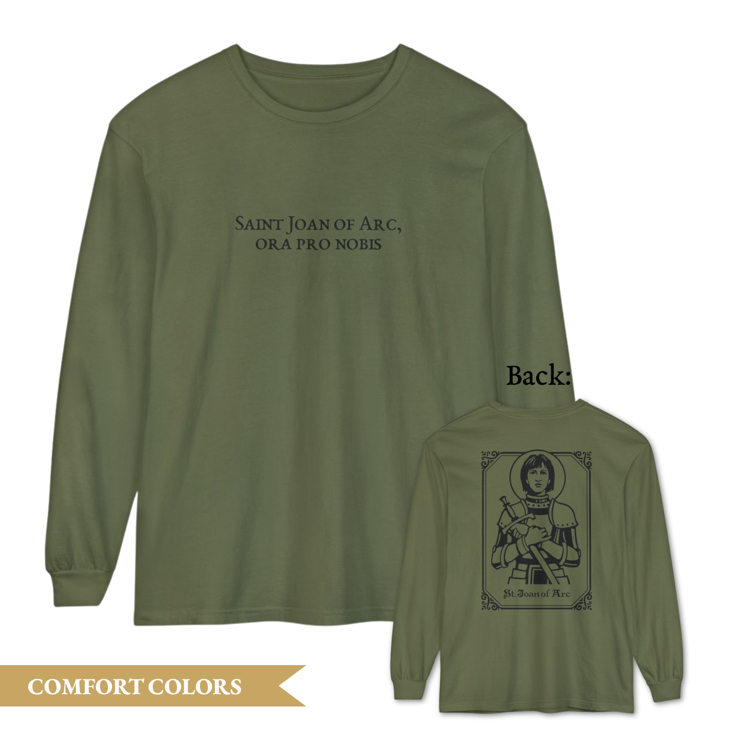 St. Joan of Arc Long Sleeve T-Shirt