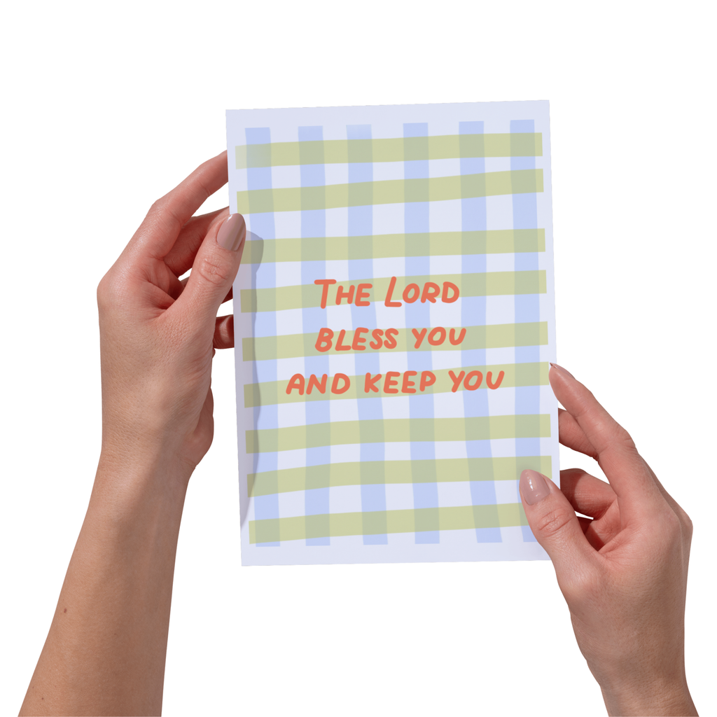 The Lord Bless You and Keep You 5x7" Card