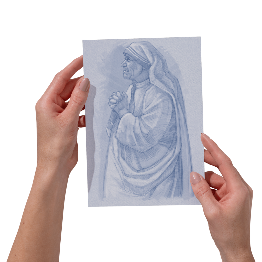 Saint Mother Teresa 5x7" Card