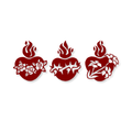 Sacred Hearts Sticker - Transparent