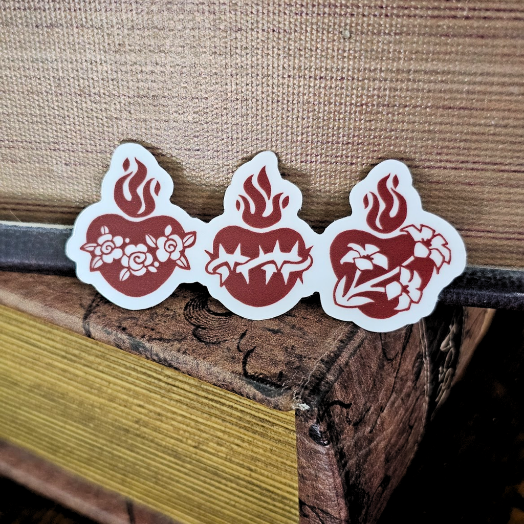 Sacred Hearts Sticker - Transparent