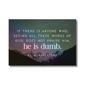 St. Bonaventure Quote Sticker - Holographic