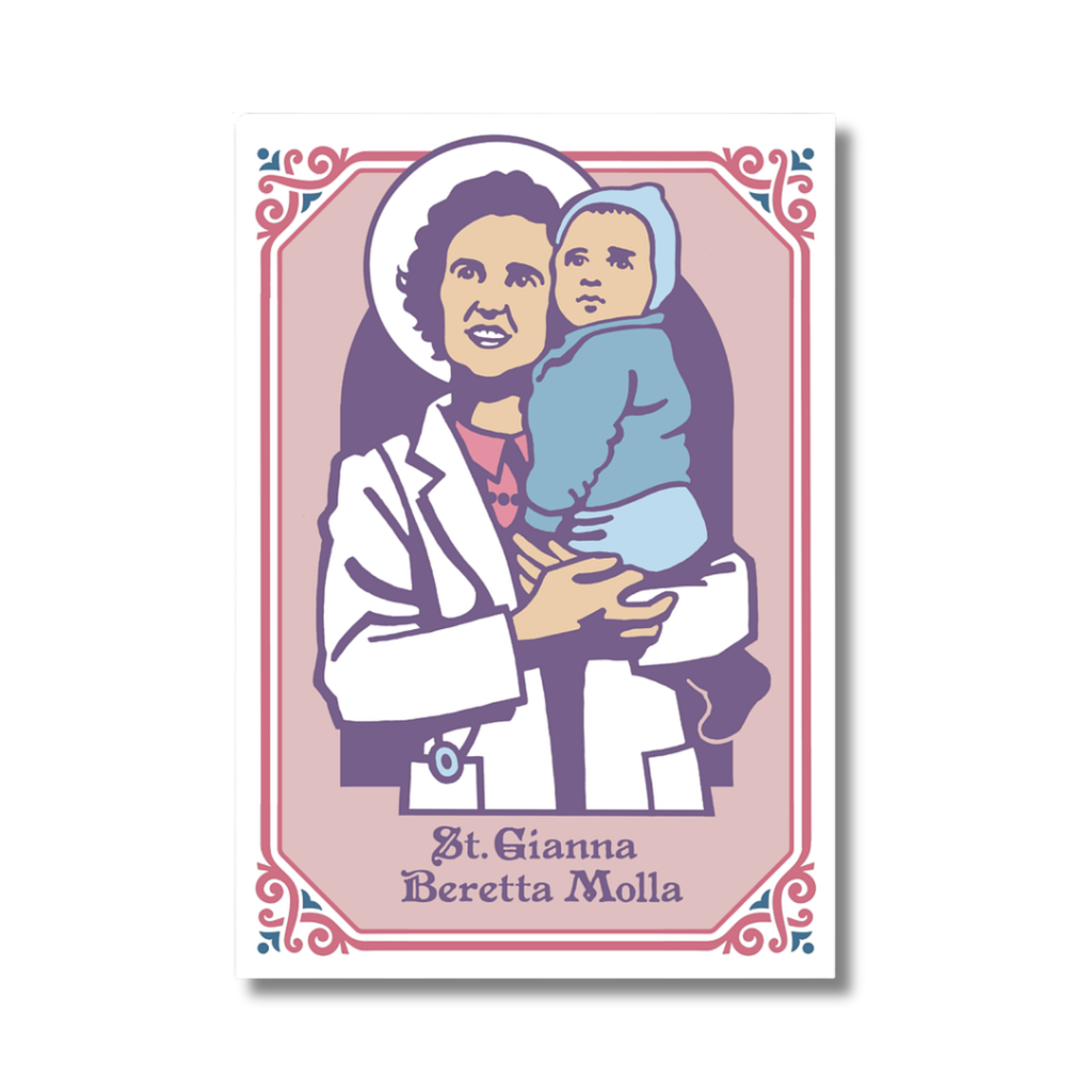 St. Gianna Beretta Molla Sticker