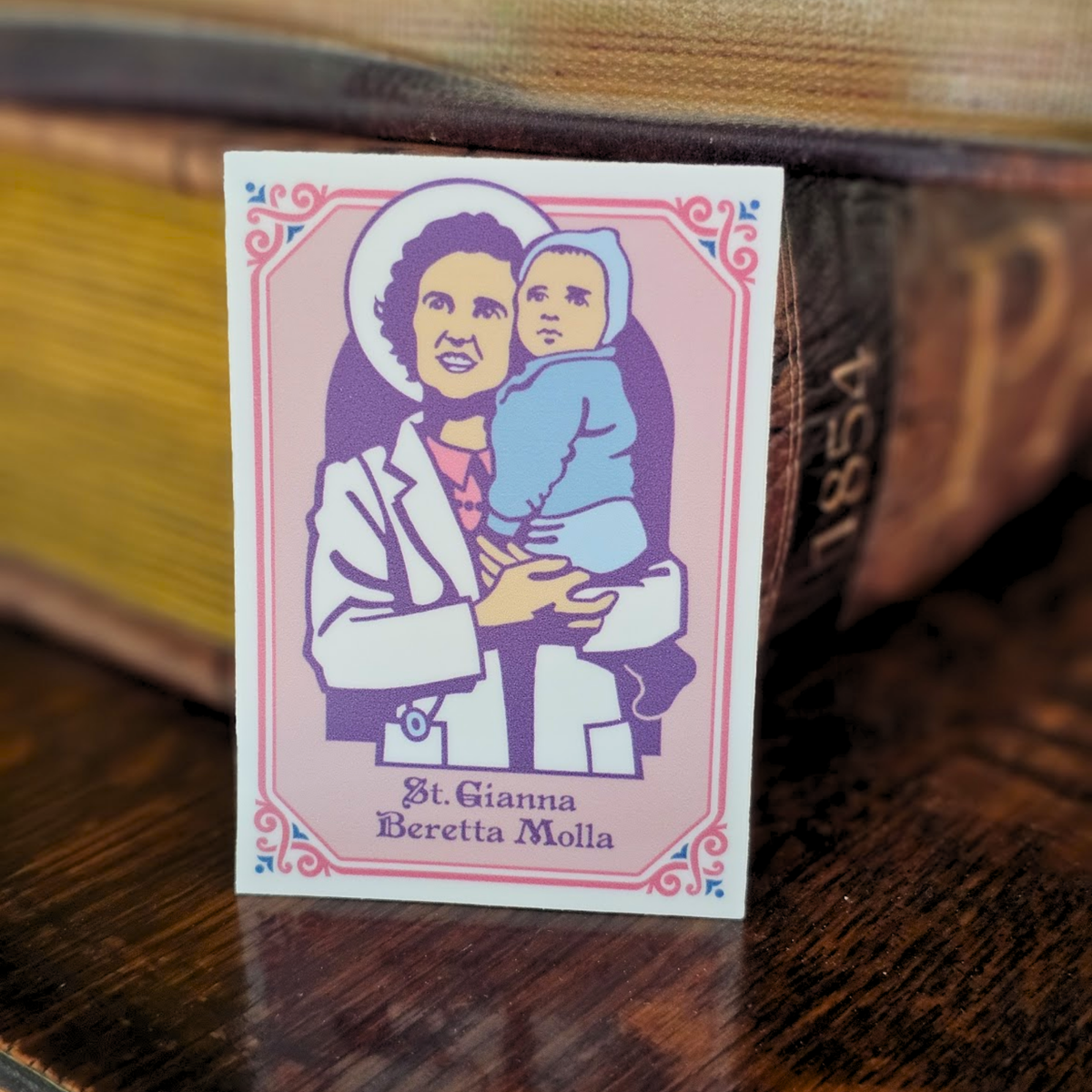 St. Gianna Beretta Molla Sticker