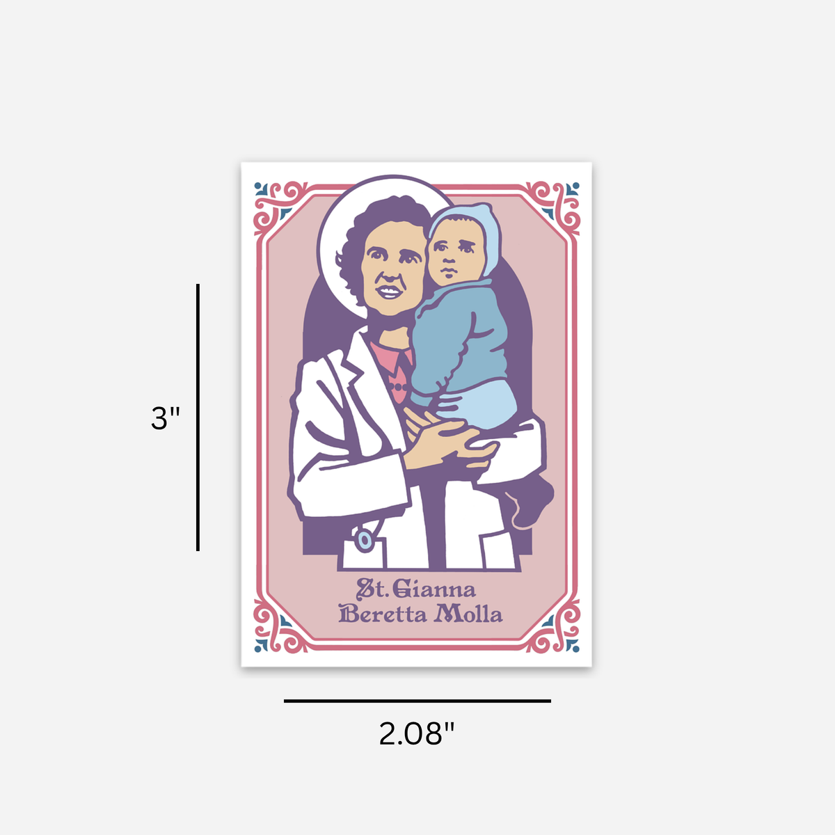 St. Gianna Beretta Molla Sticker