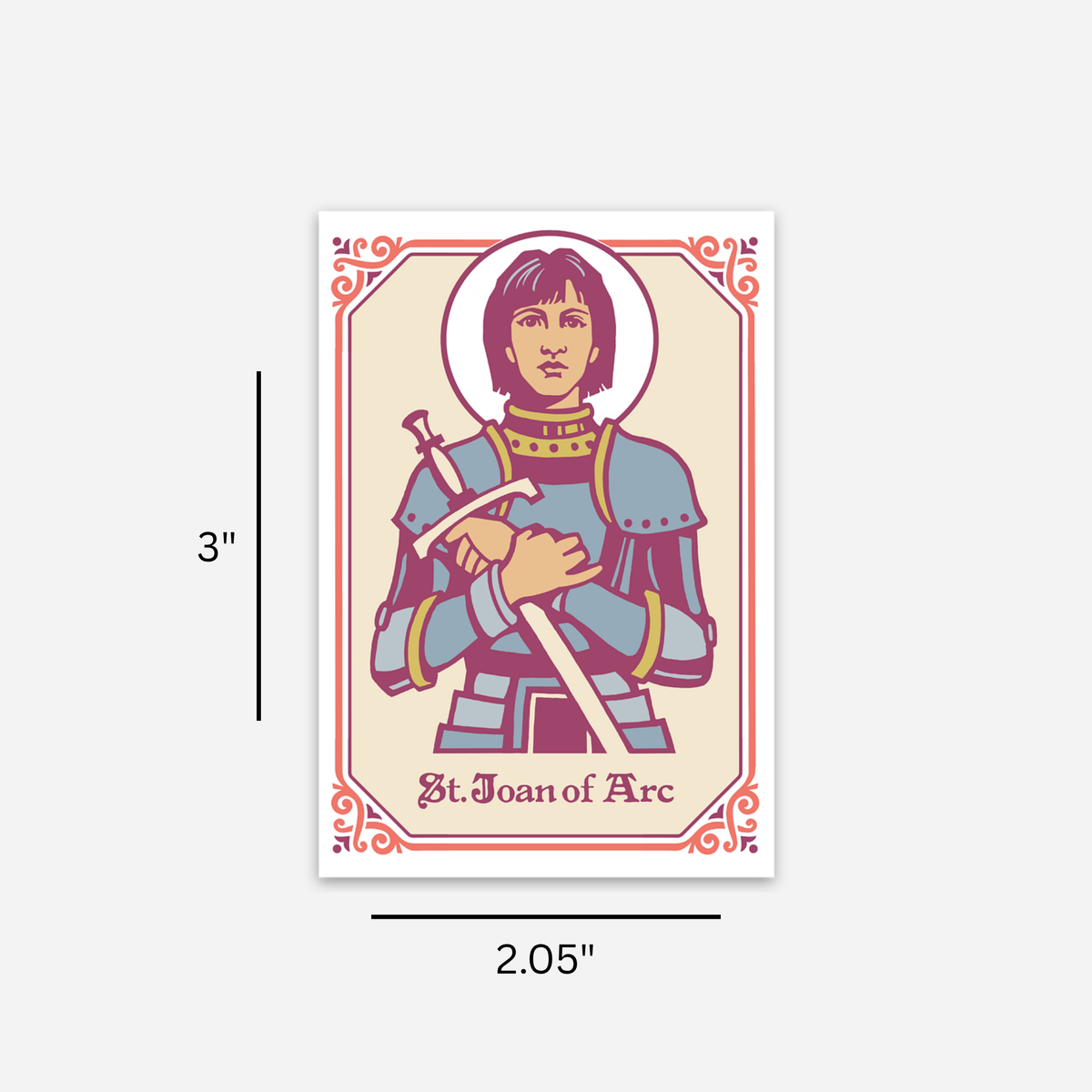 St. Joan of Arc Sticker