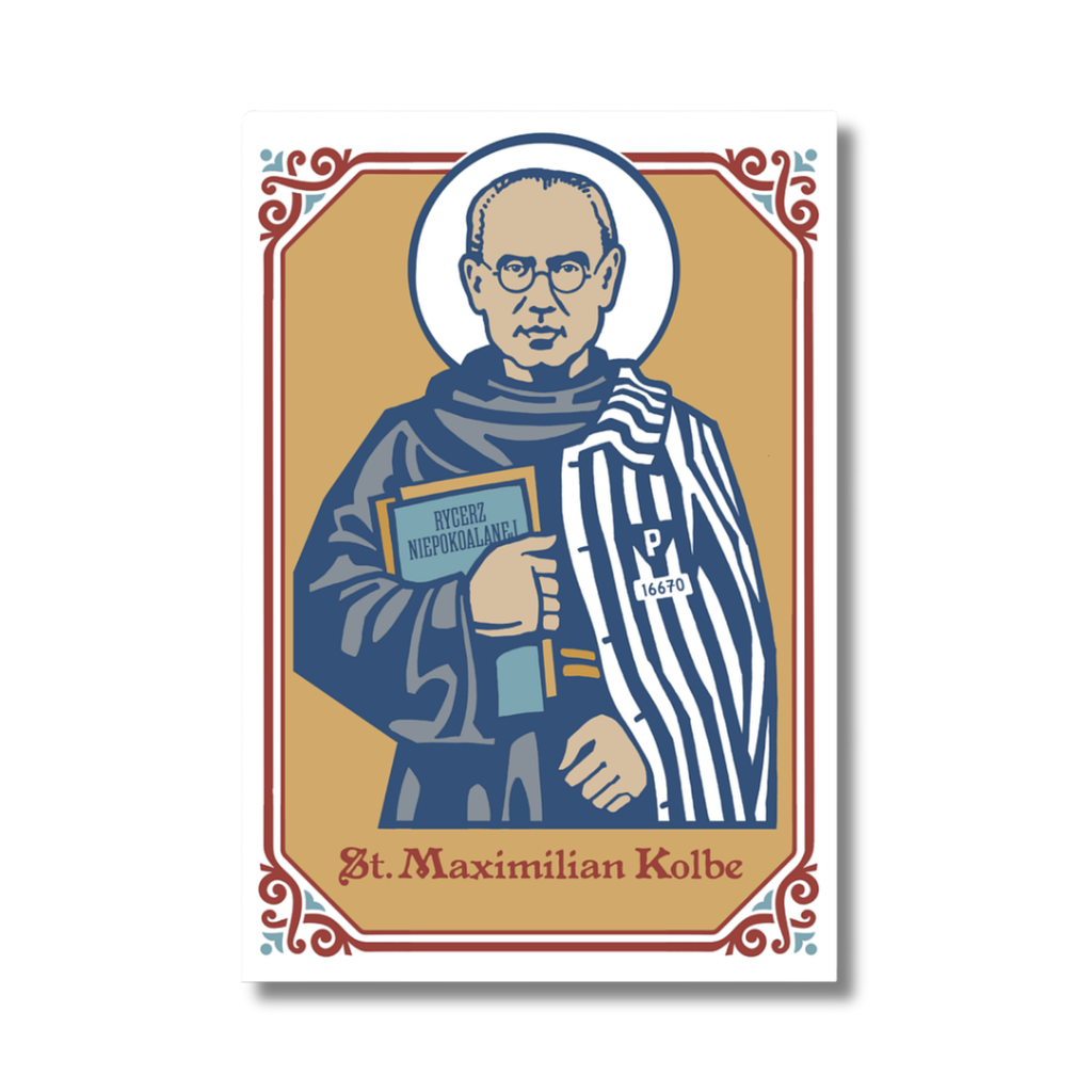 St. Maximilian Kolbe Sticker