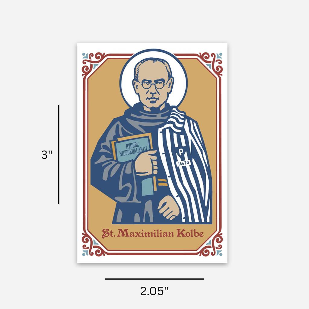 St. Maximilian Kolbe Sticker