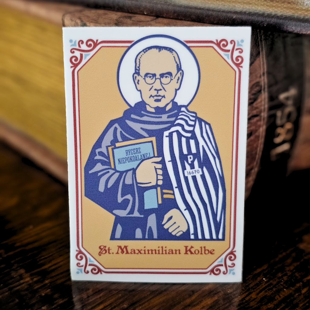 St. Maximilian Kolbe Sticker