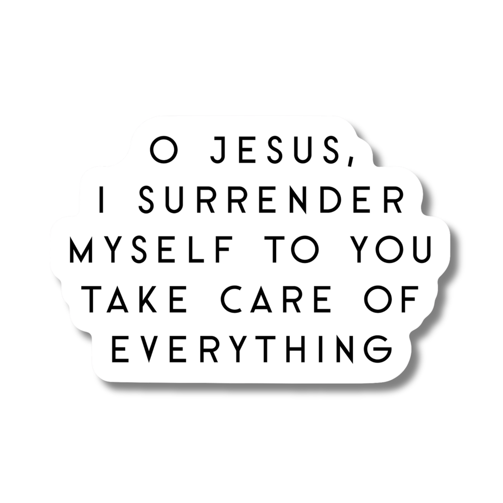 Surrender Prayer Sticker
