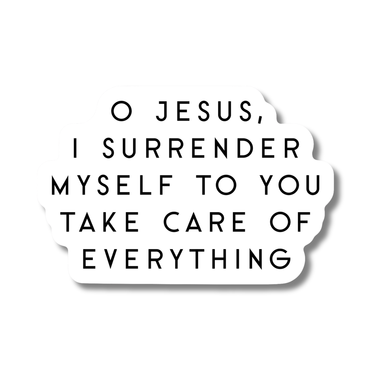 Surrender Prayer Sticker