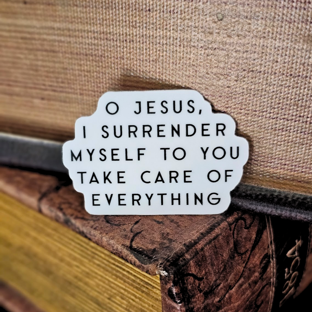 Surrender Prayer Sticker