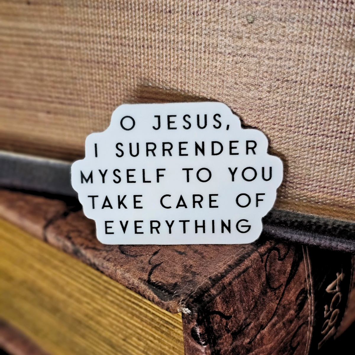 Surrender Prayer Sticker